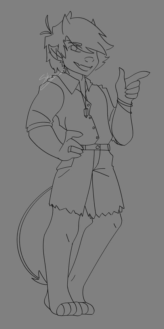 Full-Body Sketch ($30)